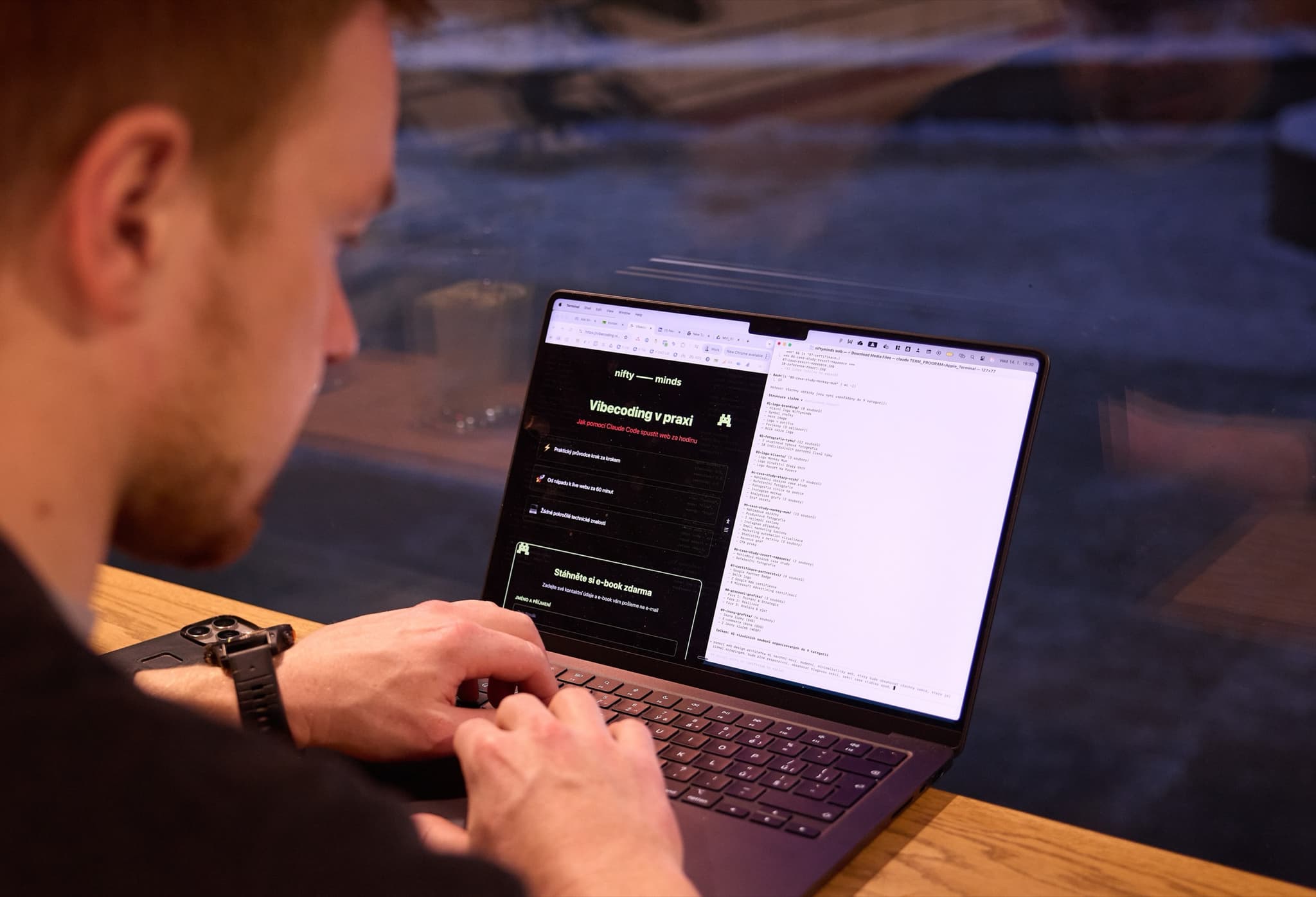 Vibecoding workshop Praha - tvorba webu s AI nástroji